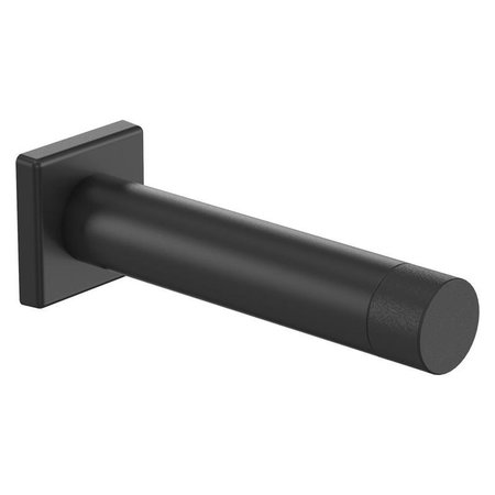 NATIONAL HARDWARE Reed 3 in. L Aluminum Matte Black Door Stop Mounts to wall 1 in. N830-526